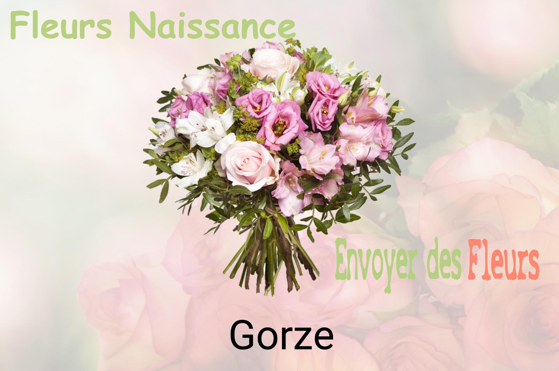 Bouquet de fleurs de naissance livré à Gorze
